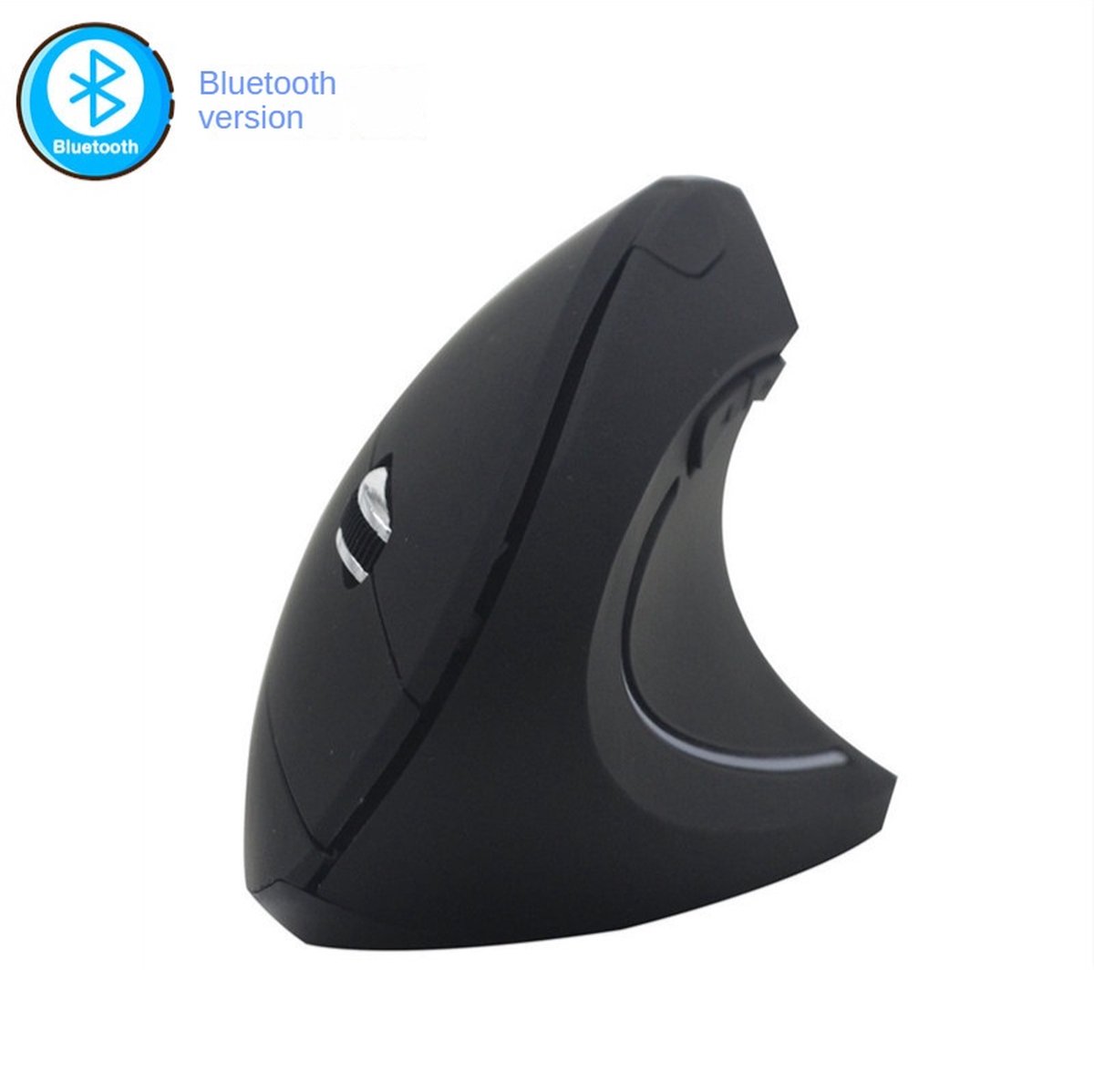 Elementkey ERGO5 Bluetooth 3.0 Draadloze Bluetooth Ergonomische Optische Verticale Muis - 6-toetsen- 2400 DPI Verstelbaar - Grijs
