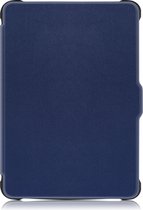 Hoesje Geschikt voor Kobo Clara HD Hoes Book Case - Hoes Geschikt voor Kobo Clara HD Hoesje Book Cover - Donkerblauw
