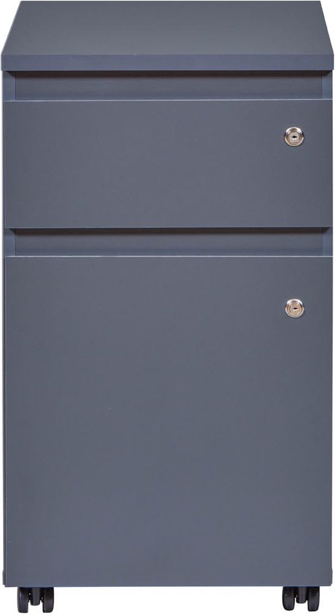 Dossierkast File Guard | 44 x 51,3 x 76,9 cm | Spaanplaathout | Kleur: Antraciet