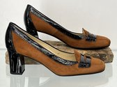 Peter Kaiser Paldi 60 Taille 36 / UK 3.5 Eau de vie Suede crakle Escarpins Chaussures femme marron noir