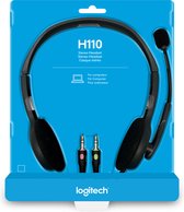Logitech H110 headset - Dubbele 3,5MM aansluiting - Grijs