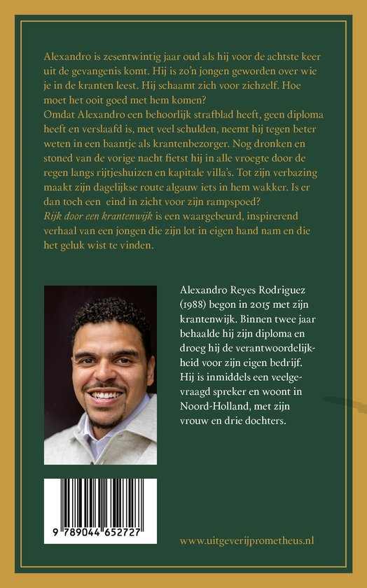 Rijk door een krantenwijk