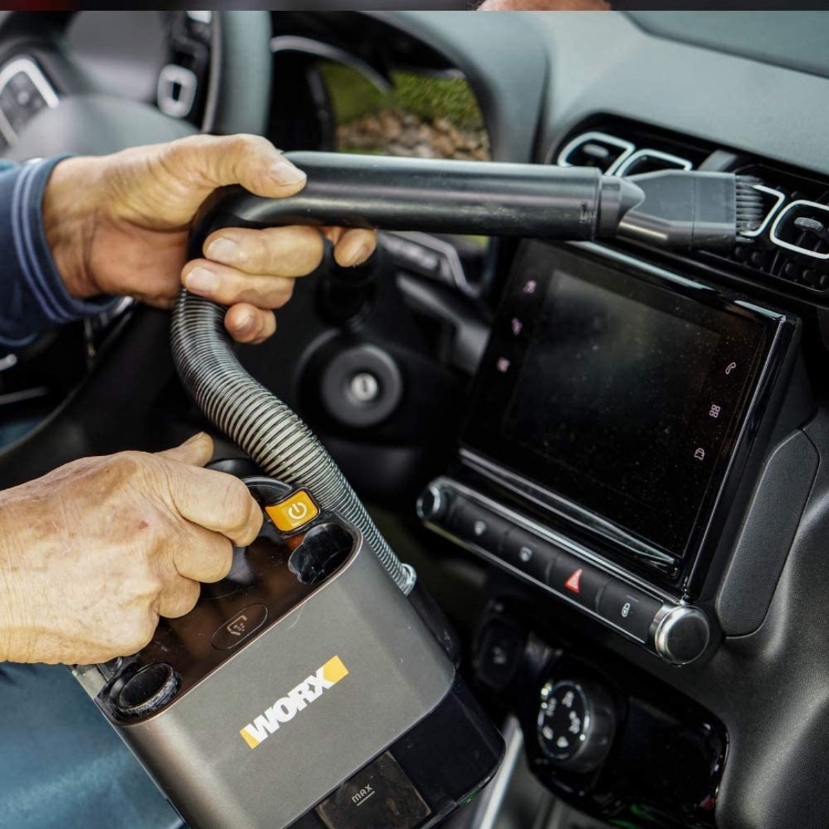 Auto Stofzuiger 20V Kruimeldief Zwart - afbeelding 3