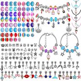Kralenset - 150 stuks - lichtmetalen kralen - kralendoos - kleurrijke kralen - sieraden maken