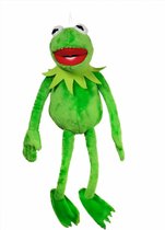 The Muppets Kermit de Kikker knuffel - groen - pluche - 35 cm - Knuffels/speelgoed