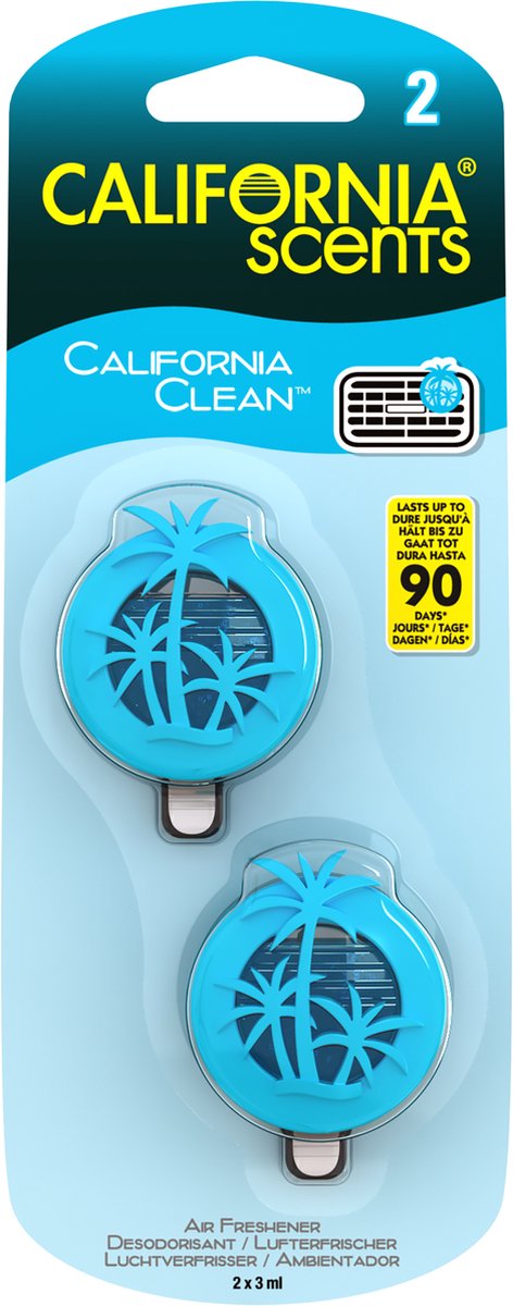 California Scents - Mini Difuser - Airfreshner - California Clean