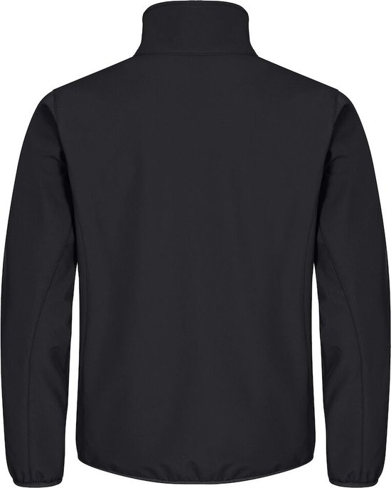 Clique Softshell jas Classic - Zwart - Maat 3XL