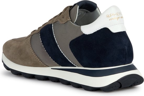 GEOX U SPHERICA VSERIES mannen Sneakers taupe navy Maat 41 bol