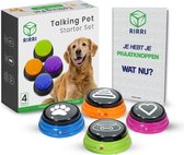 Rirri Praatknop voor Honden - Praatknop Hond - Hondenspeelgoed - Honden Speelgoed Intelligentie - Laat Uw Hond Spreken - Honden training - Incl. E-Book & Trainingsstickers