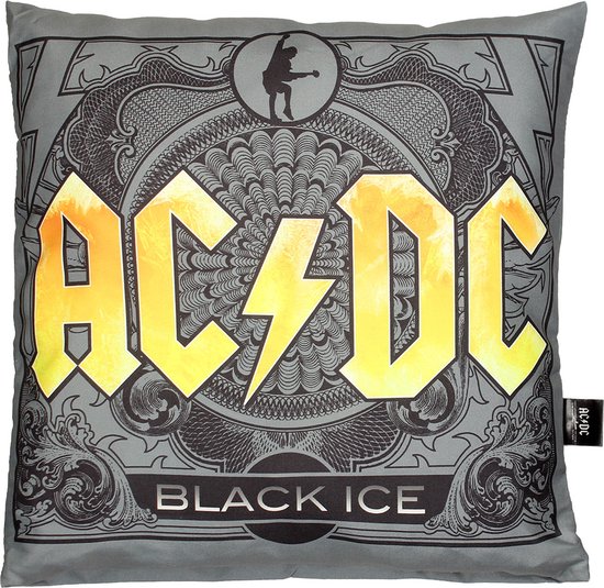 ACDC Black Ice Kussensloop 40x40 Zonder Vulling - Officiële Merchandise