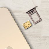 Vervangende simkaarthouder Geschikt voor iPhone 13 Pro Max en 13 Pro Gold