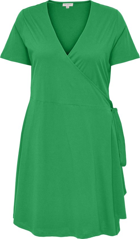 ONLY CARMAKOMA CARAPRIL S/ S ROBE PORTEFEUILLE JRS Robe Femme - Taille M-46/48
