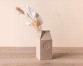 Copo Design Vaas voor doogbloemen milk 18cm h