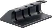 Garzini Kabel Organisator - Desktop Cable Holder, Accessoire van Garzini Desk Mat, Adhesive Haken voor Bureau, zwart