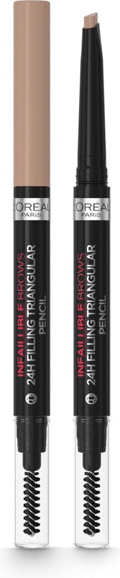 L'Oréal 24H Brow Filling Triangular Pencil 6.0 Dark Blonde 1 ml