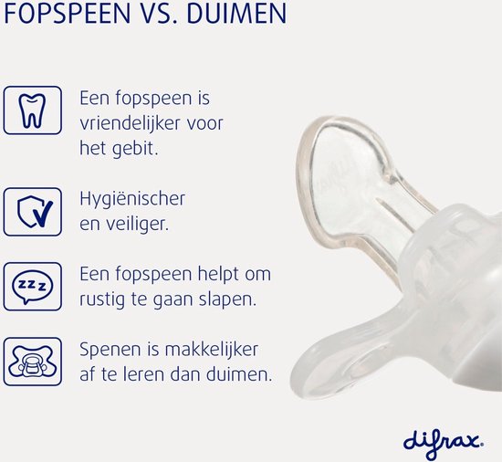 Difrax Fopspeen - Natural - 0/6 maanden - Siliconen - Bruin - 1 stuk van Difrax — afbeelding 4