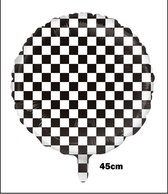 Folieballon Race / finish (45 cm) - Race formule festival thema feest Grandprix Zandvoort Spa