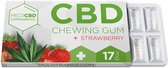 5 x MediCBD Strawberry CBD Kauwgom (17mg CBD)