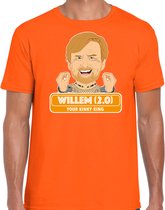 Bellatio Decorations Oranje Koningsdag t-shirt - kingky king - heren XL