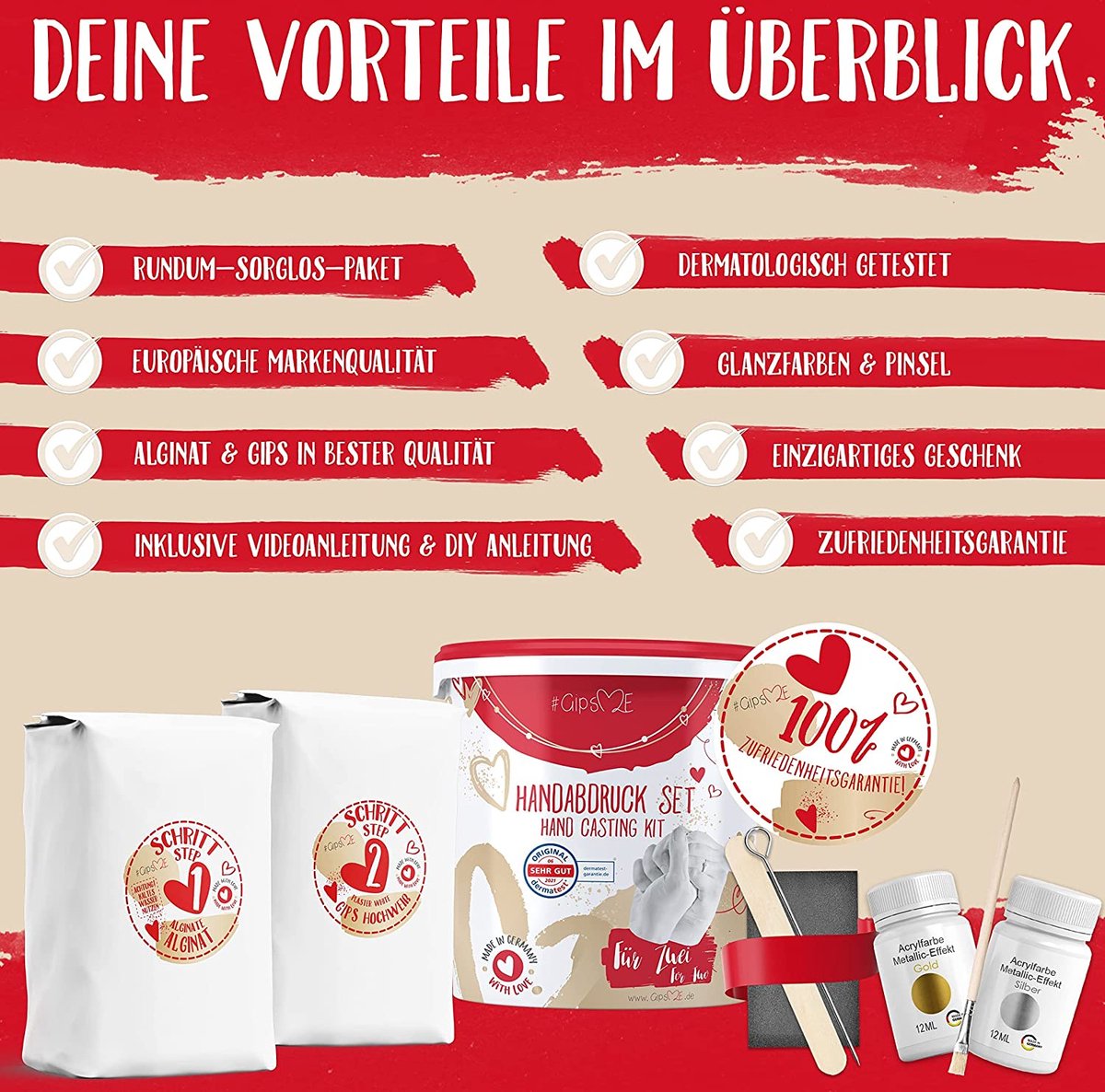 Familie Afdrukken Voet/Handafdrukset Voor Het Gezin, Fotolijst Voor Baby S Kinderen En Ouders Creatief Cadeau Idee Voor Geboorte Transparant Met Houten Sokkel 20 X 21 6 X 6 Cm