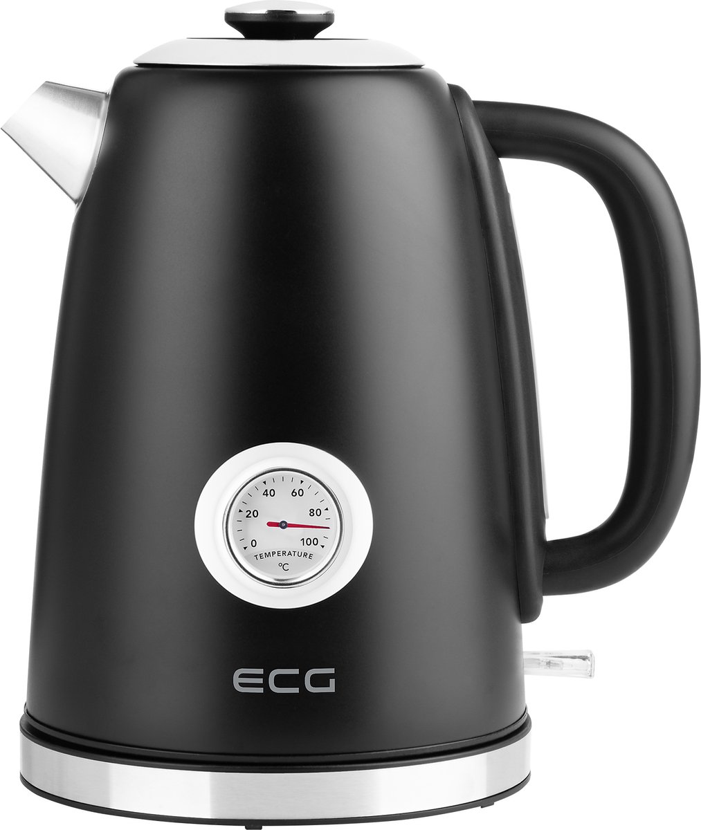 ECG RK 1700 Magnifica Nero - Waterkoker - 1,7 l - 2200 W - Zwart