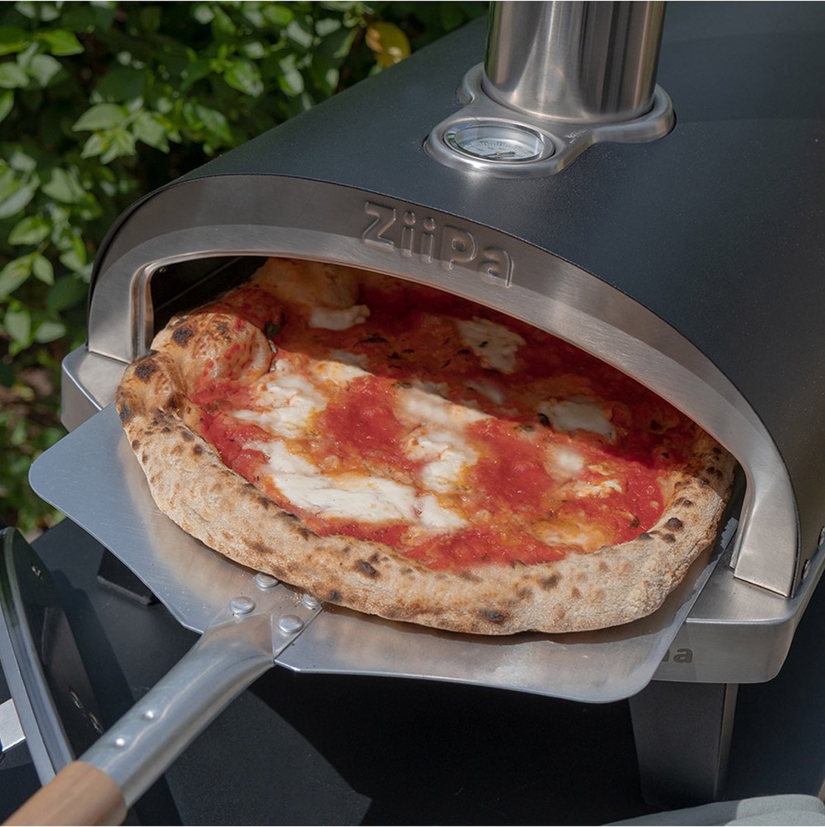 ZiiPa Pizza oven - 40 x 73- 72,5cm - antraciet - afbeelding 3