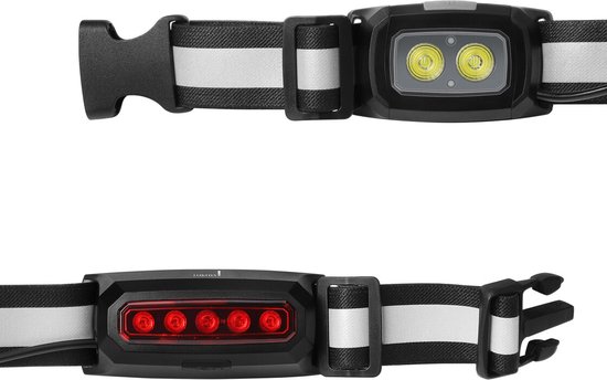 Hoofdlamp LED Oplaadbaar,Super Bright 50000 Lumen 6 Modes LED,Sensor en