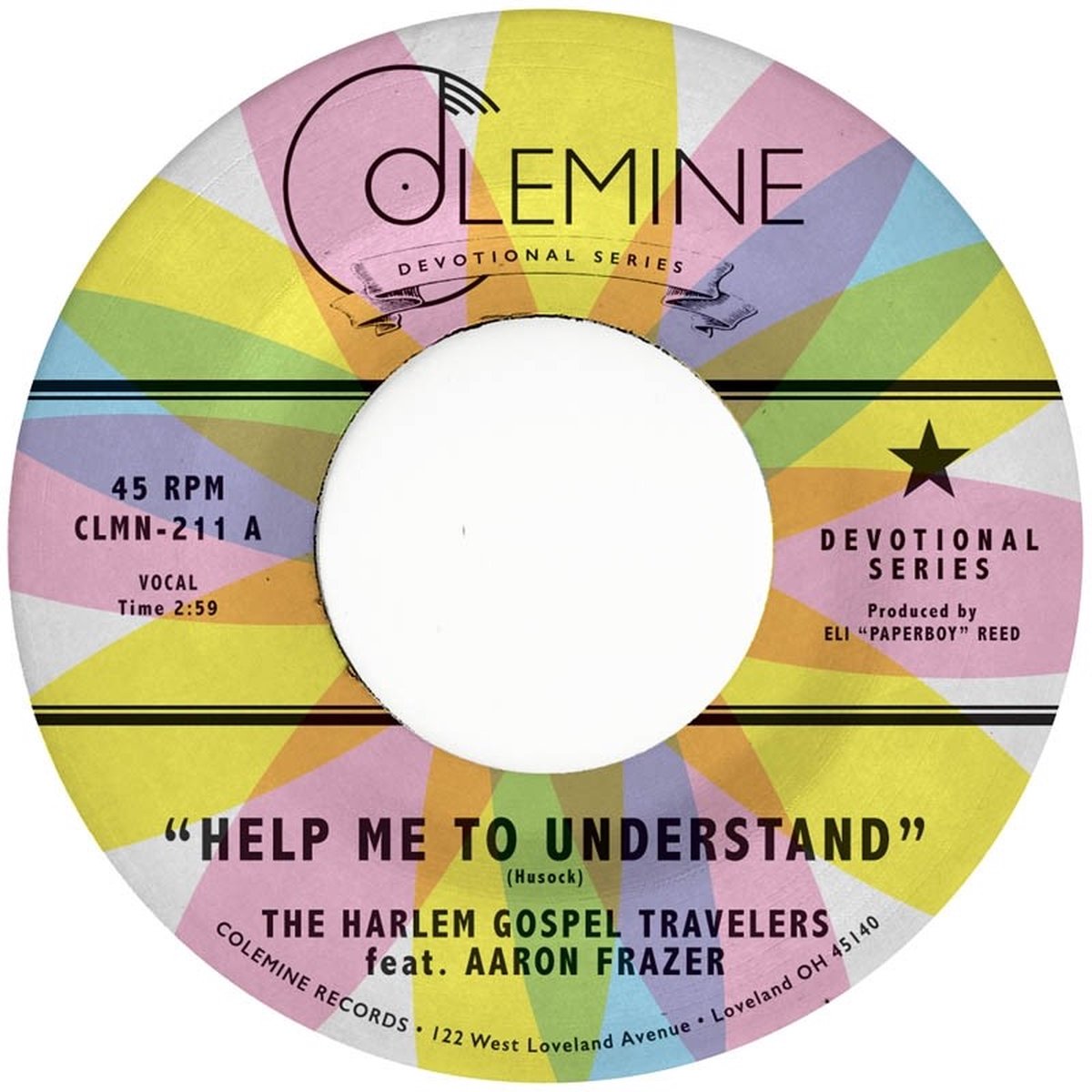 Aaron Frazer & The Harlem Gospel Travelers - Help Me To Understand (7" Single)