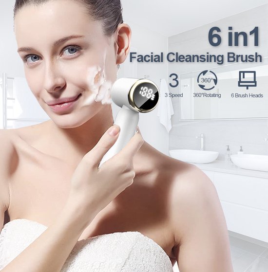 Electric facial cleansing brush deals