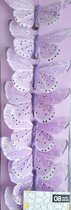 8 Vlinders paars op clip - lila vlinders voor Paasboom - paasdecoratie voor Pasen