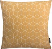 Sierkussen Geometric Yellow | 45 x 45 cm | Katoen/Polyester