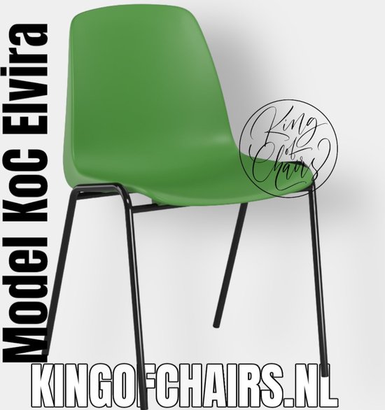 King of Chairs model KoC Elvira lichtgroen met zwart onderstel. Kantinestoel stapelstoel kuipstoel vergaderstoel tuinstoel kantine stoel stapel stoel tuin stoel kantinestoelen stapelstoelen kuipstoelen stapelbare keukenstoel Helene eetkamerstoel