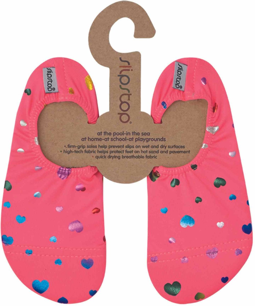 Slipstop Betty - zuurstok roze met hartjes
