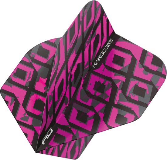 RED DRAGON Hardcore Radical Yellow Flash dart flights - 4 sets per