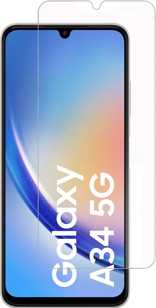 Samsung Galaxy A34 screenprotector gehard glas tempered glass