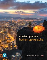 Test Bank For Contemporary Human Geography 4th Edition All Chapters - 9780134746227