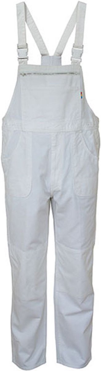 Carson Classic Workwear 'Outdoor Bib Pants' Tuinbroek/Overall Wit - 54