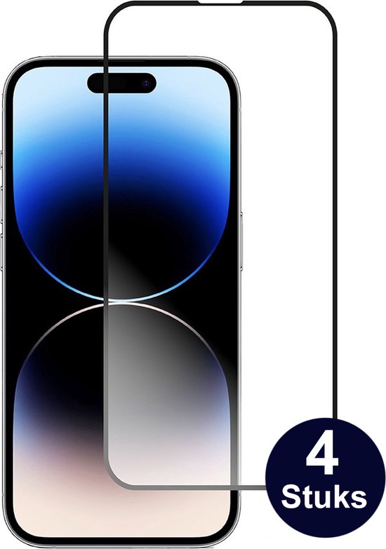 Screenprotector iPhone 14 Pro Max Screen Protector Beschermglas Full