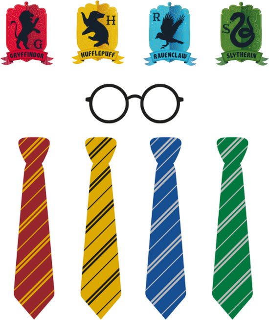 8 kleine FSC® Harry Potter™ papieren bordjes 18 cm - Partyversiering