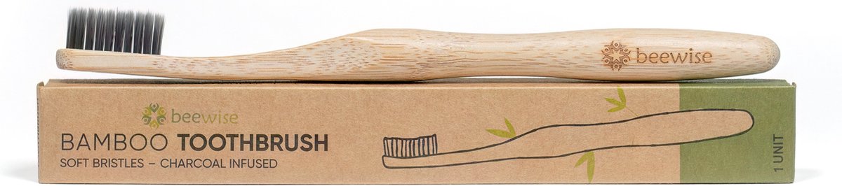 Bamboe Tandenborstel | Set van 4 stucks | Natuurlijk en Vegan | BPA-Vrij | Ergonomic Design | Plasticvrij | Bamboo Toothbrush | Soft Bristles