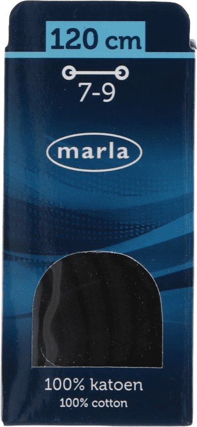 Marla ronde veters | Dik | Donkerblauw | 120cm