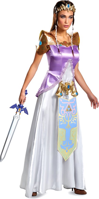DISGUISE LTD - Princess Zelda deluxe vrouwenkostuum