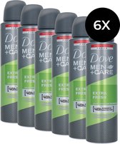 Dove Men + Care Extra Fresh Deodorant Spray - 150 ml (set van 6)