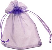 Organza Zakjes (10 x 13 cm) Light Purple (25 Stuks)