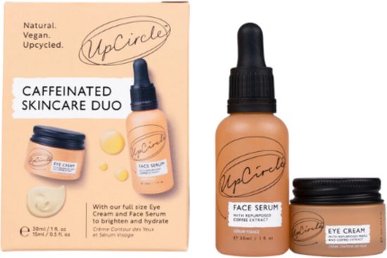 UpCircle Caffeinated Skincare Duo - Serum + Eye Cream