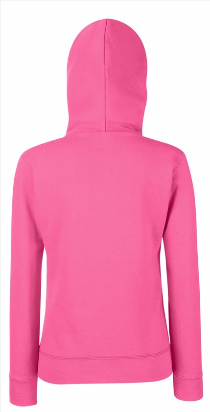 Fruit of the Loom - Lady-Fit Classic Hoodie - Roze - L - Fruit of the Loom