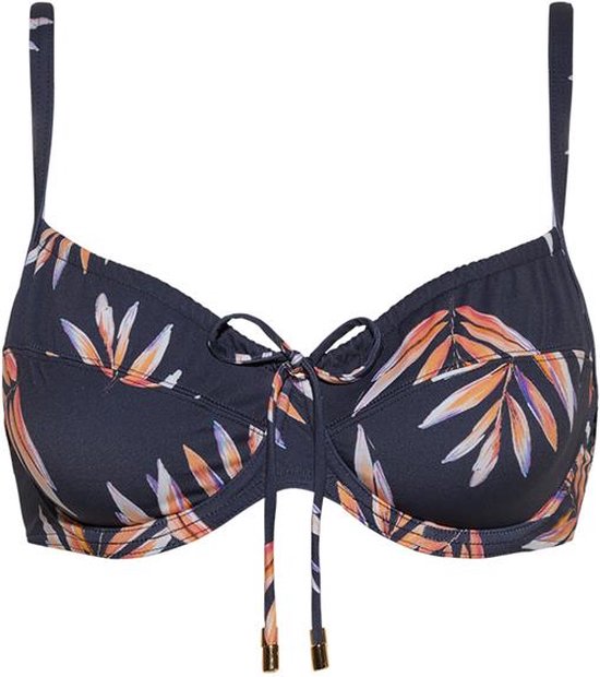 Bikini Bon Marche Taille 36C Haut Et Bas Taille 10 - Neuf Avec étiquettes Motif Feuille Jaune/vert