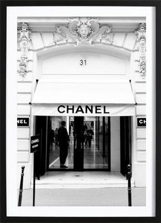 Affiche du magasin Chanel (21 x 29,7 cm) - Fashion - Affiche - Impression -  Wallified | bol