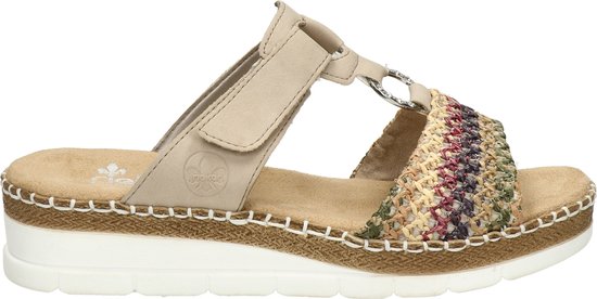 Rieker sandalen voor dames 68175, grootte:42, kleur:Blauw