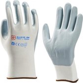 Glove On Grey Touch Werkhandschoenen Grijs - Maat XL - Nitril Handschoenen